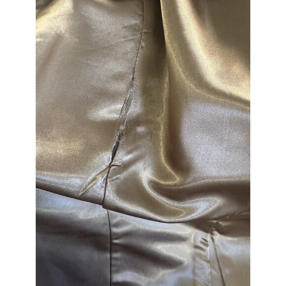 Valerie Stevens Genuine Lamb Leather Coat Camel Brown Size Large *Lining Damage* - Picture 12 of 16